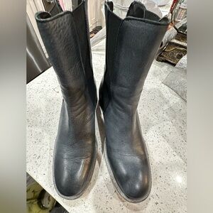 Free People Black Ankle Boots